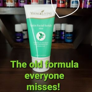 Satin Mint Facial Scrub-Old Formula